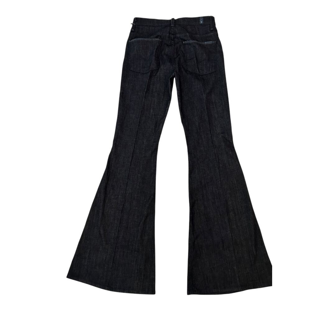 Seven For All Mankind Bell Bottom Jeans Size 27 Dark Wash NWT - Picture 2 of 10